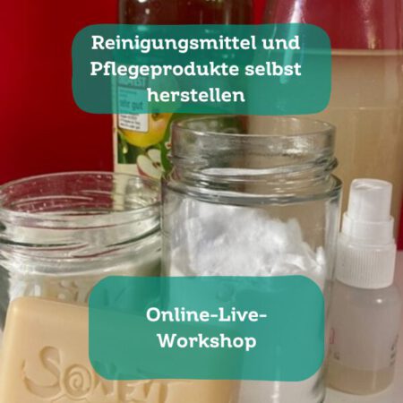 Online: Umweltfreundlich im Alltag: Reinigungsmittel und Pflegeprodukte selbst herstellen (24.01.2025)