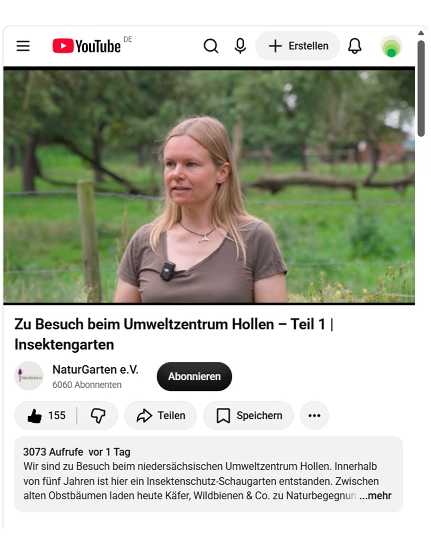 Zu Besuch beim Umweltzentrum Hollen